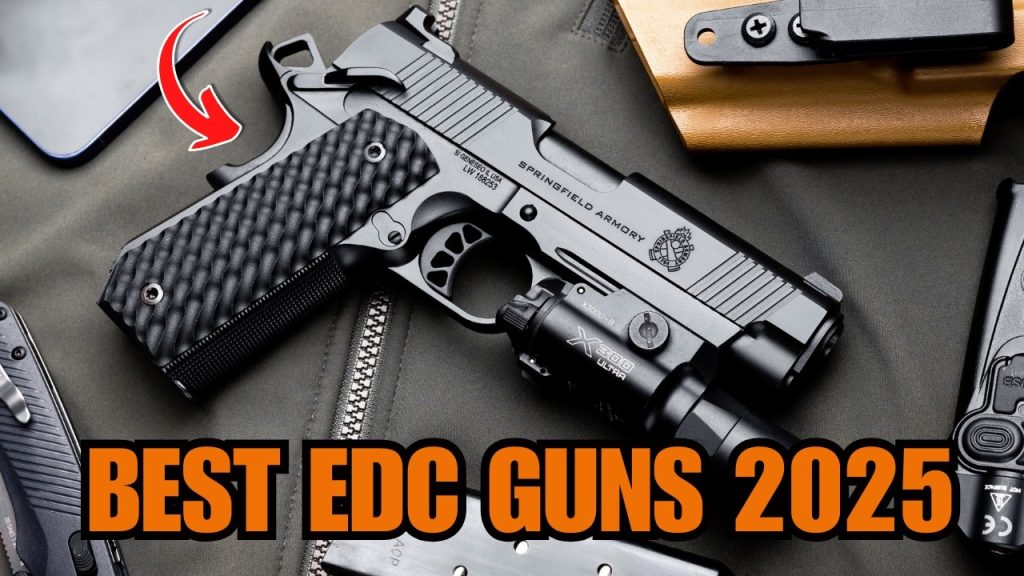 Top 8 Best Compact Handguns for Everyday Carry in 2025