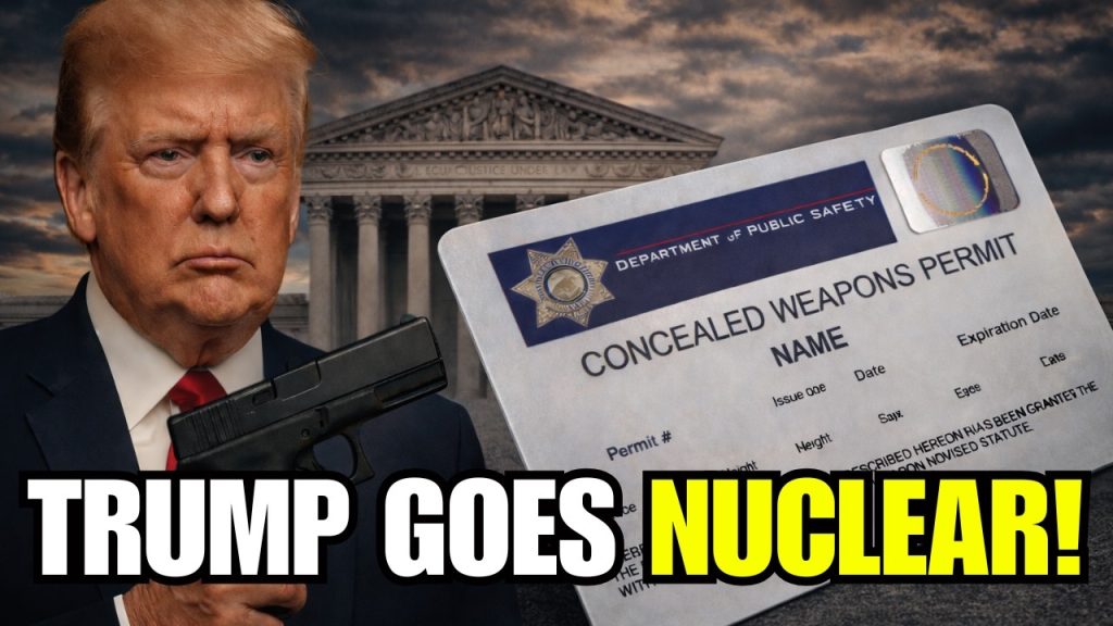 Trump goes NUCLEAR over Concealed Carry Ban